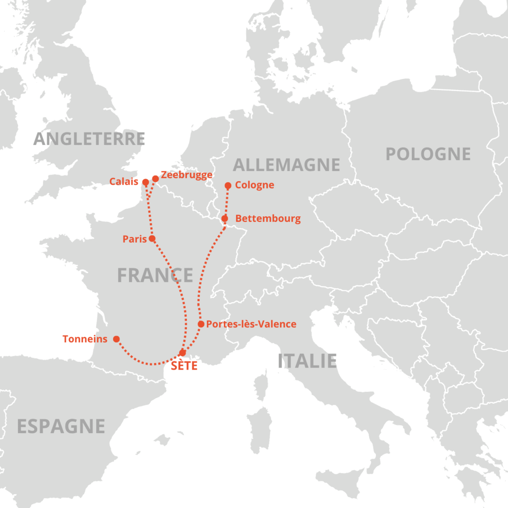 Axe Ferroviaire port de Sète